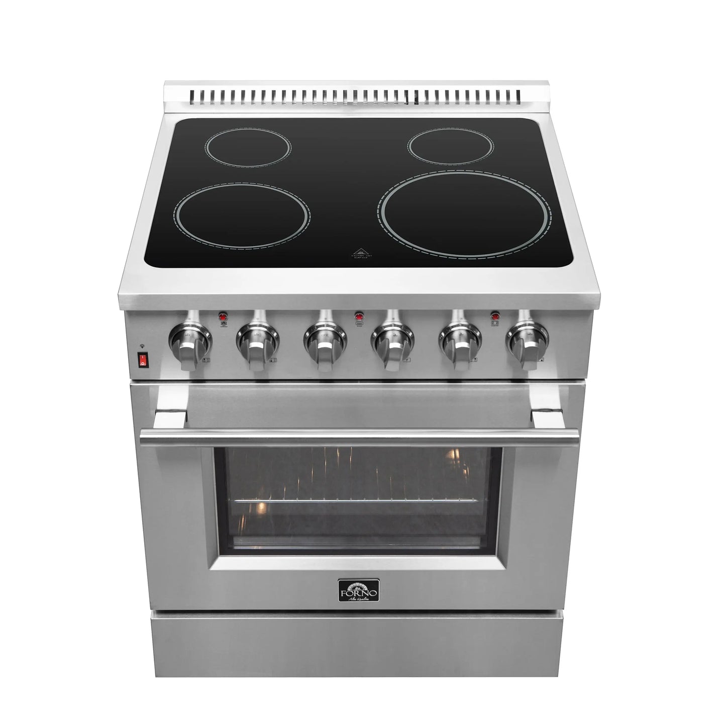 Forno Galiano 30-Inch Freestanding Electric Range, True Convection, Energy Efficient FORNO