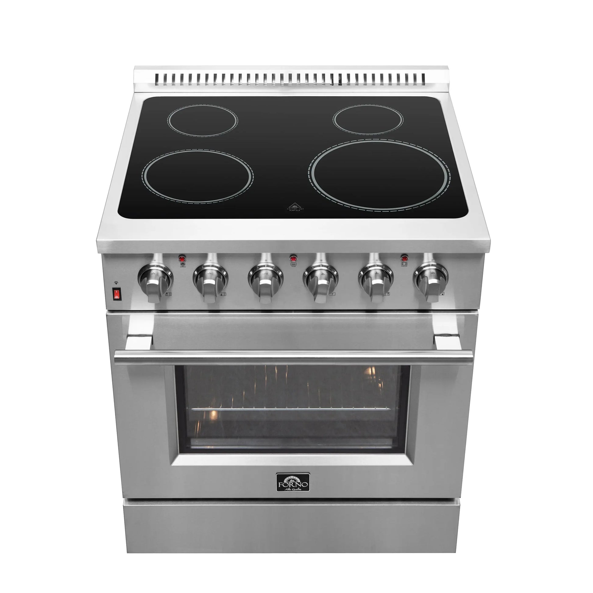Forno Galiano 30-Inch Freestanding Electric Range, True Convection, Energy Efficient FORNO
