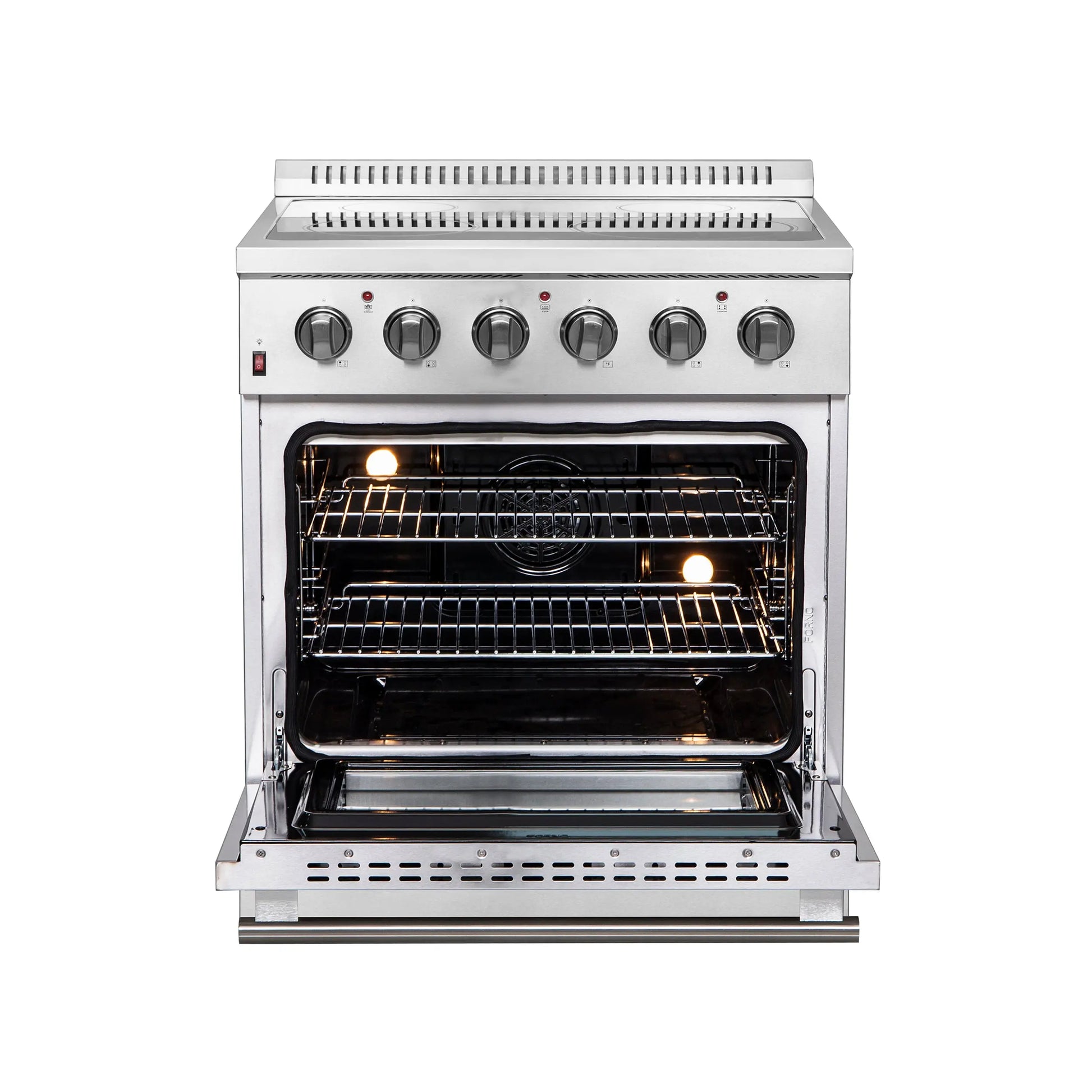 Forno Galiano 30-Inch Freestanding Electric Range, True Convection, Energy Efficient FORNO