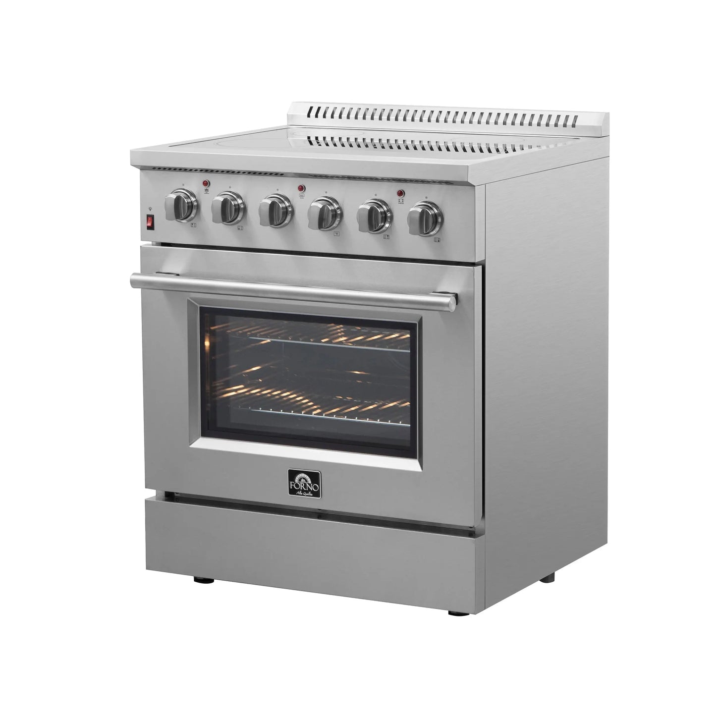 Forno Galiano 30-Inch Freestanding Electric Range, True Convection, Energy Efficient FORNO