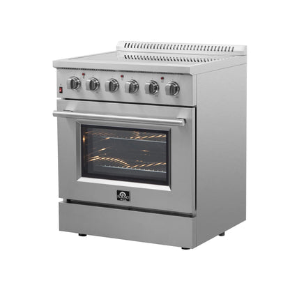 Forno Galiano 30-Inch Freestanding Electric Range, True Convection, Energy Efficient FORNO