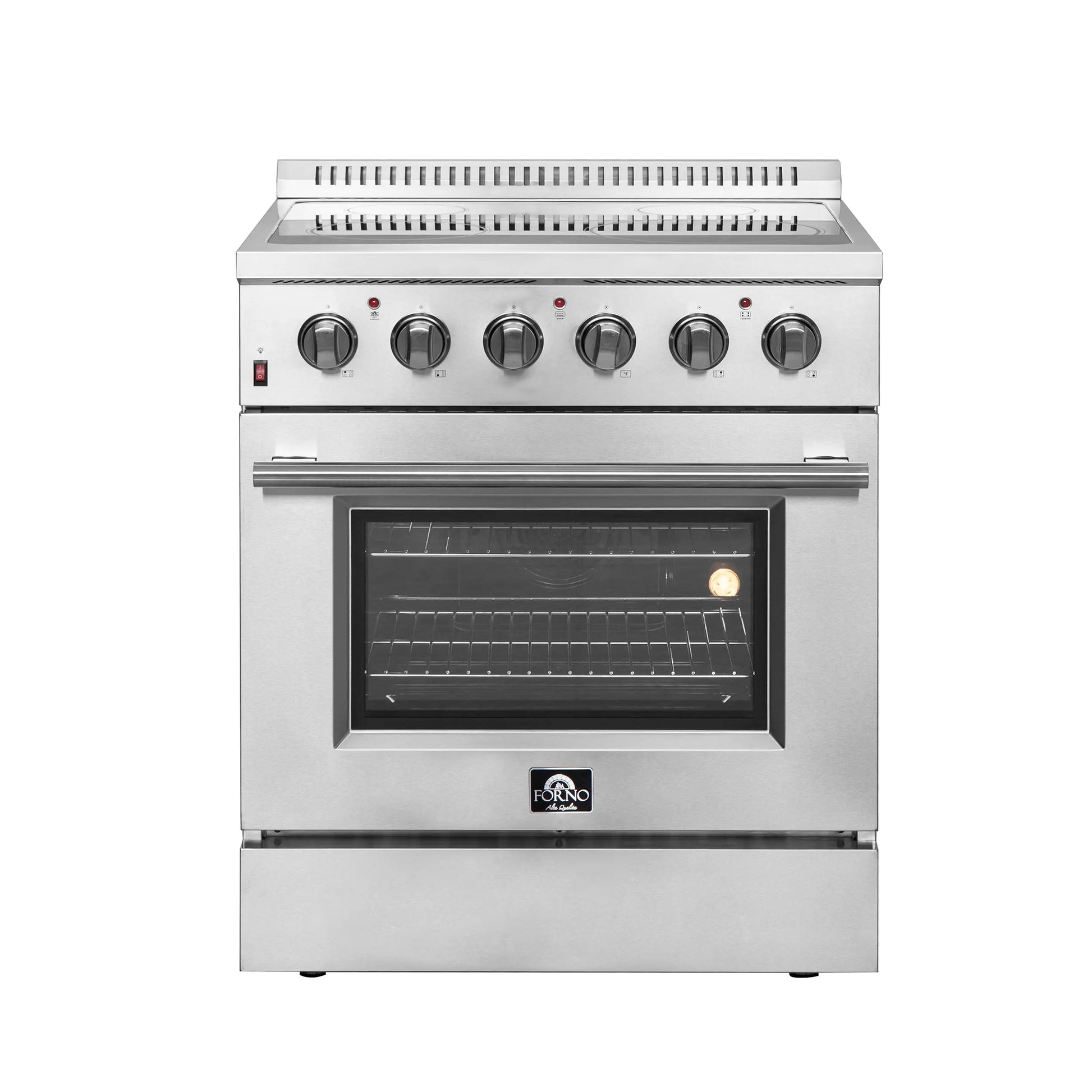 Forno Galiano 30-Inch Freestanding Electric Range, True Convection, Energy Efficient FORNO