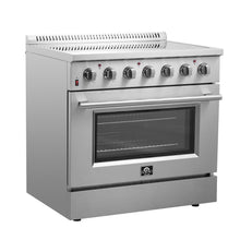 Forno Galiano 36-Inch Freestanding Electric Range, True Convection, Energy Efficient FORNO