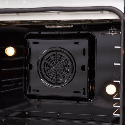 Forno Galiano 30-Inch Freestanding French Door Electric Range, True Convection, Energy Efficient FORNO