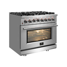 Forno Massimo 30-Inch Freestanding Dual Fuel Range, 4 Burners, Double Convection Ovens FORNO