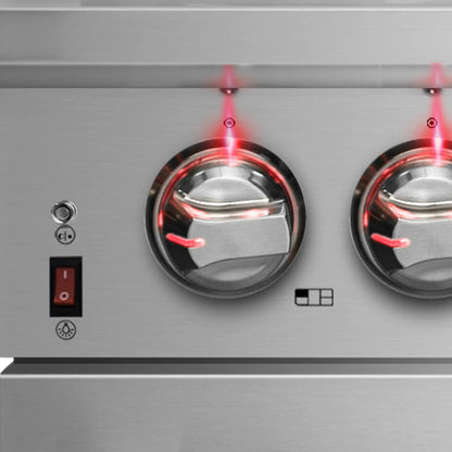 Forno Massimo 36-Inch Freestanding Dual Fuel Range, 6 Burners, Double Convection Ovens FORNO