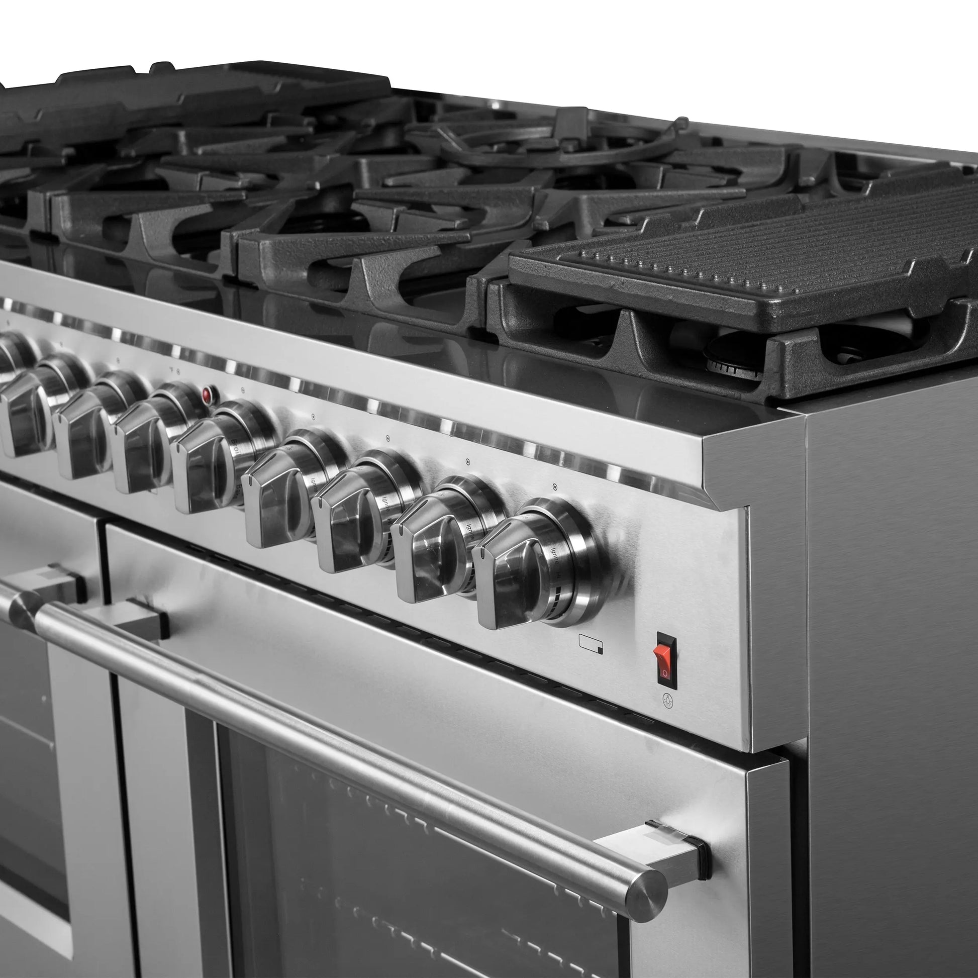 Forno Massimo 60-Inch Freestanding Dual Fuel Range, 10 Burners, Double Convection Ovens FORNO