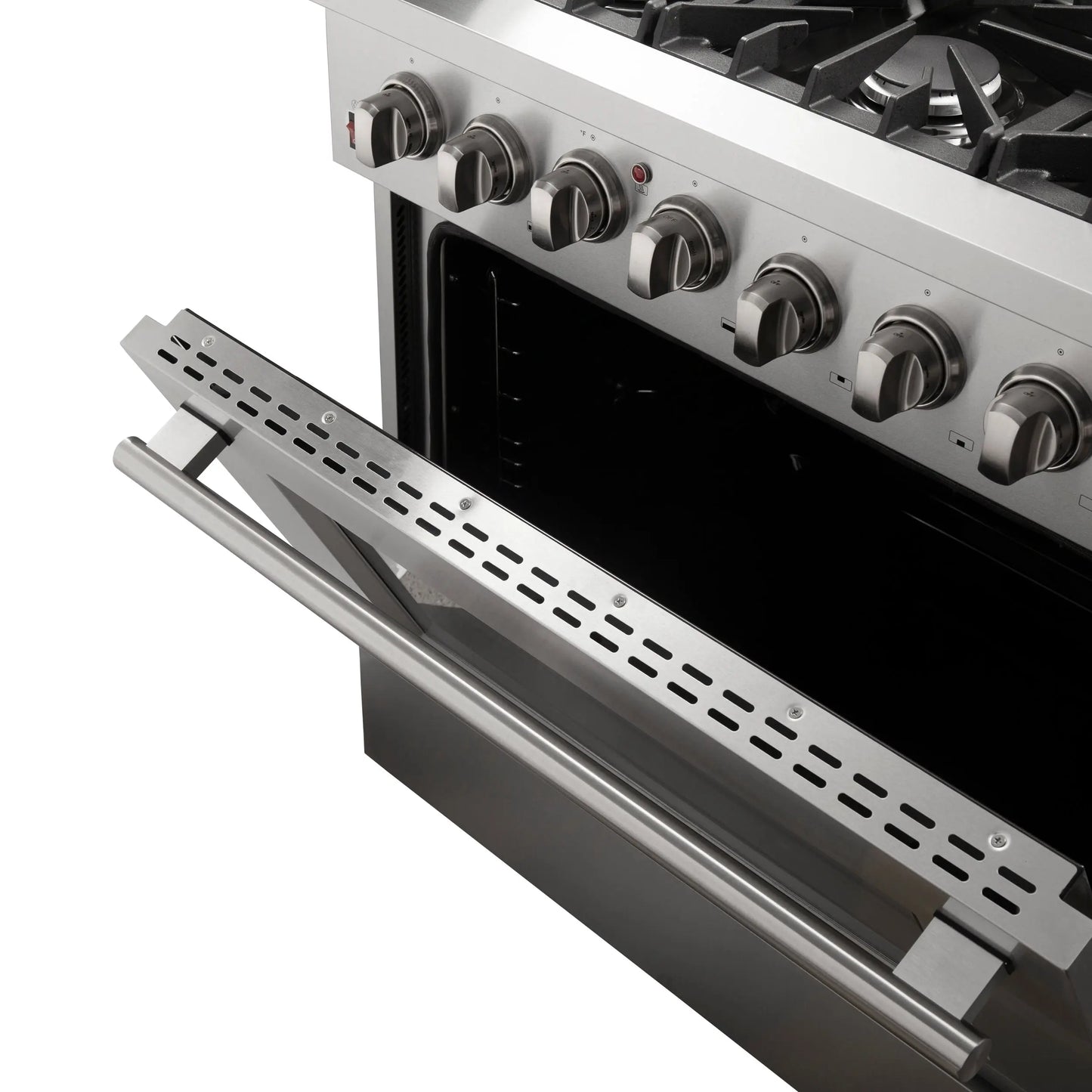 Forno Galiano 36-Inch Freestanding Dual Fuel Range, 6 Burners, Double Convection Ovens FORNO