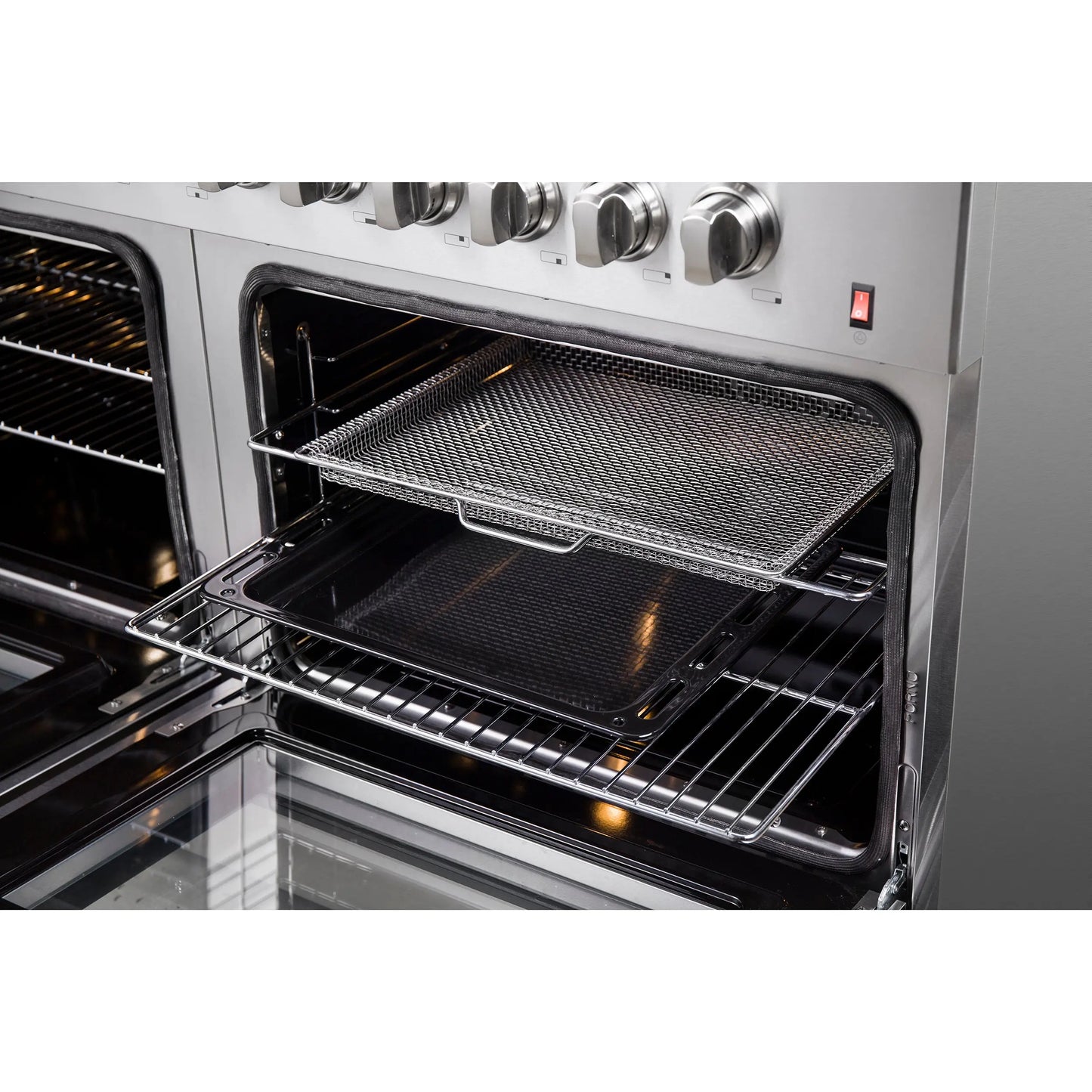 Forno Galiano 60-Inch Freestanding Dual Fuel Range, 10 Burners, Double Convection Ovens FORNO
