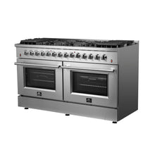 Forno Galiano 60-Inch Freestanding Dual Fuel Range, 10 Burners, Double Convection Ovens FORNO