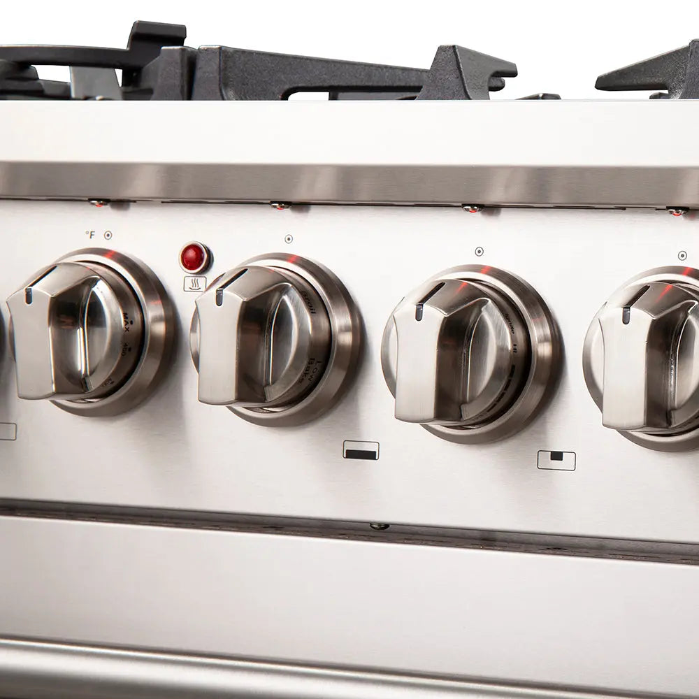 Forno Capriasca 30-Inch Freestanding Dual Fuel Range, 4 Burners, True Convection Oven FORNO