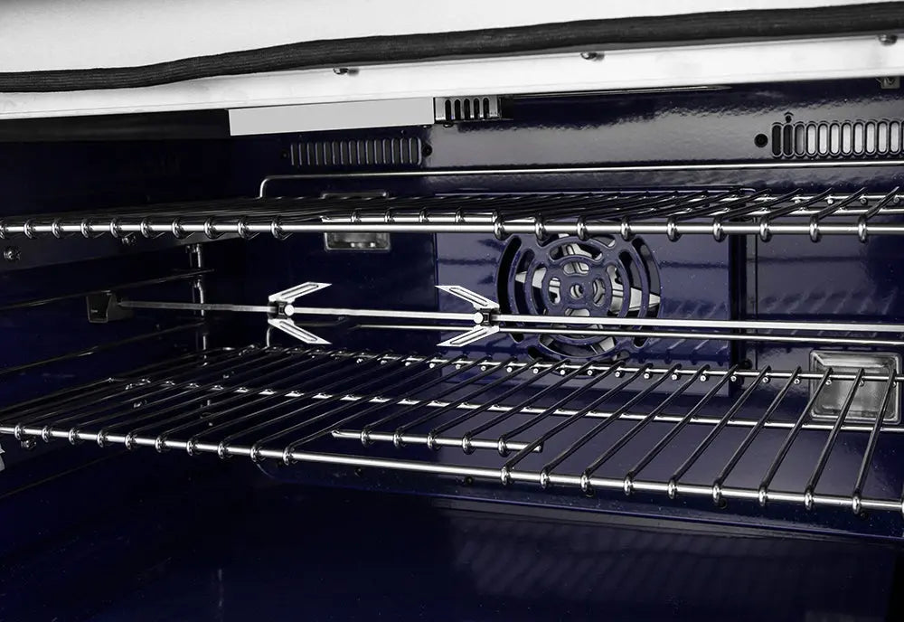 Forno Capriasca 48-Inch Freestanding Dual Fuel Range, 8 Burners, True Convection Oven FORNO