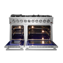 Forno Massimo 48-Inch Freestanding Gas Range, 8 Burners, True Convection Oven FORNO