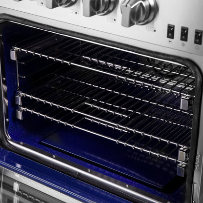 Forno Capriasca 60-Inch Freestanding Gas Range, 10 Burners, True Convection Oven FORNO