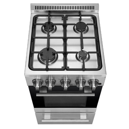 Forno Lamazze 20-Inch Freestanding Gas Range, Compact Design, Energy Efficient FORNO
