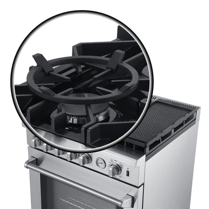 Forno Lazio 30-Inch Freestanding Gas Range, 4 Burners, Convection Oven, Energy Efficient FORNO