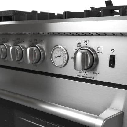 Forno Lazio 30-Inch Freestanding Gas Range, 4 Burners, Convection Oven, Energy Efficient FORNO