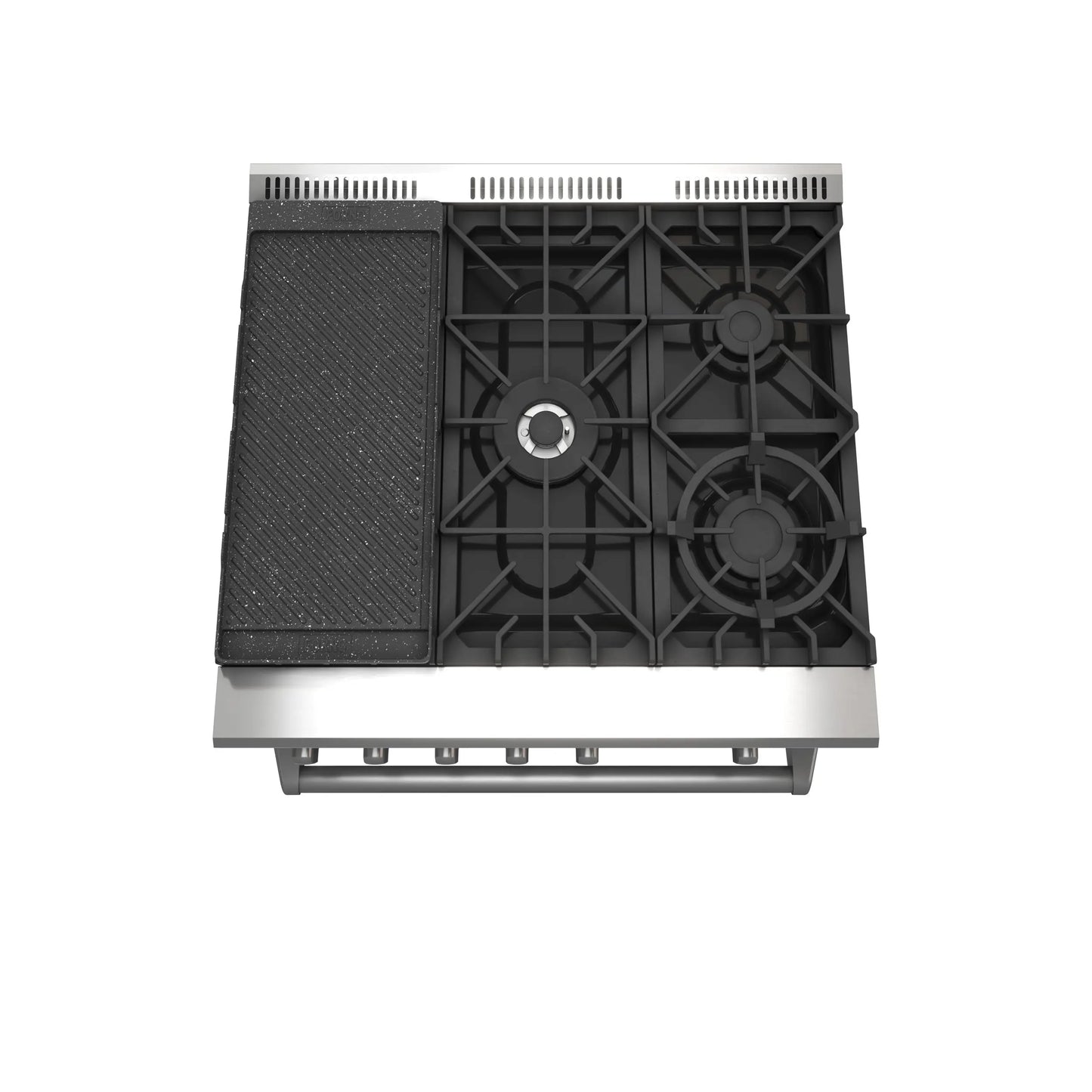 Forno Lazio 30-Inch Freestanding Gas Range, 4 Burners, Convection Oven, Energy Efficient FORNO