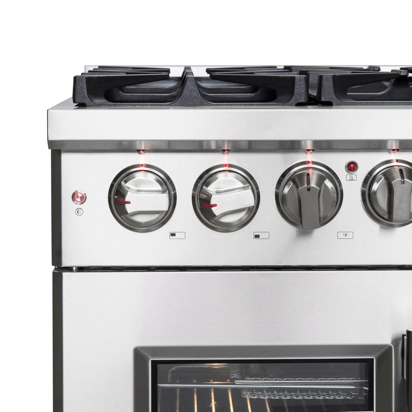 Forno Massimo 36-Inch Freestanding French Door Dual Fuel Range, 6 Burners, True Convection Oven FORNO