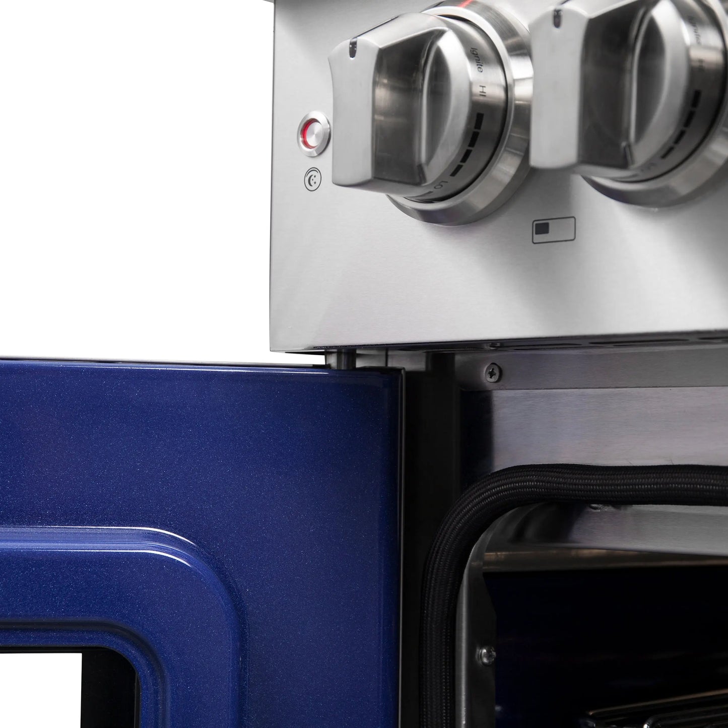 Forno Capriasca 30-Inch Freestanding French Door Dual Fuel Range, 4 Burners, True Convection Oven FORNO