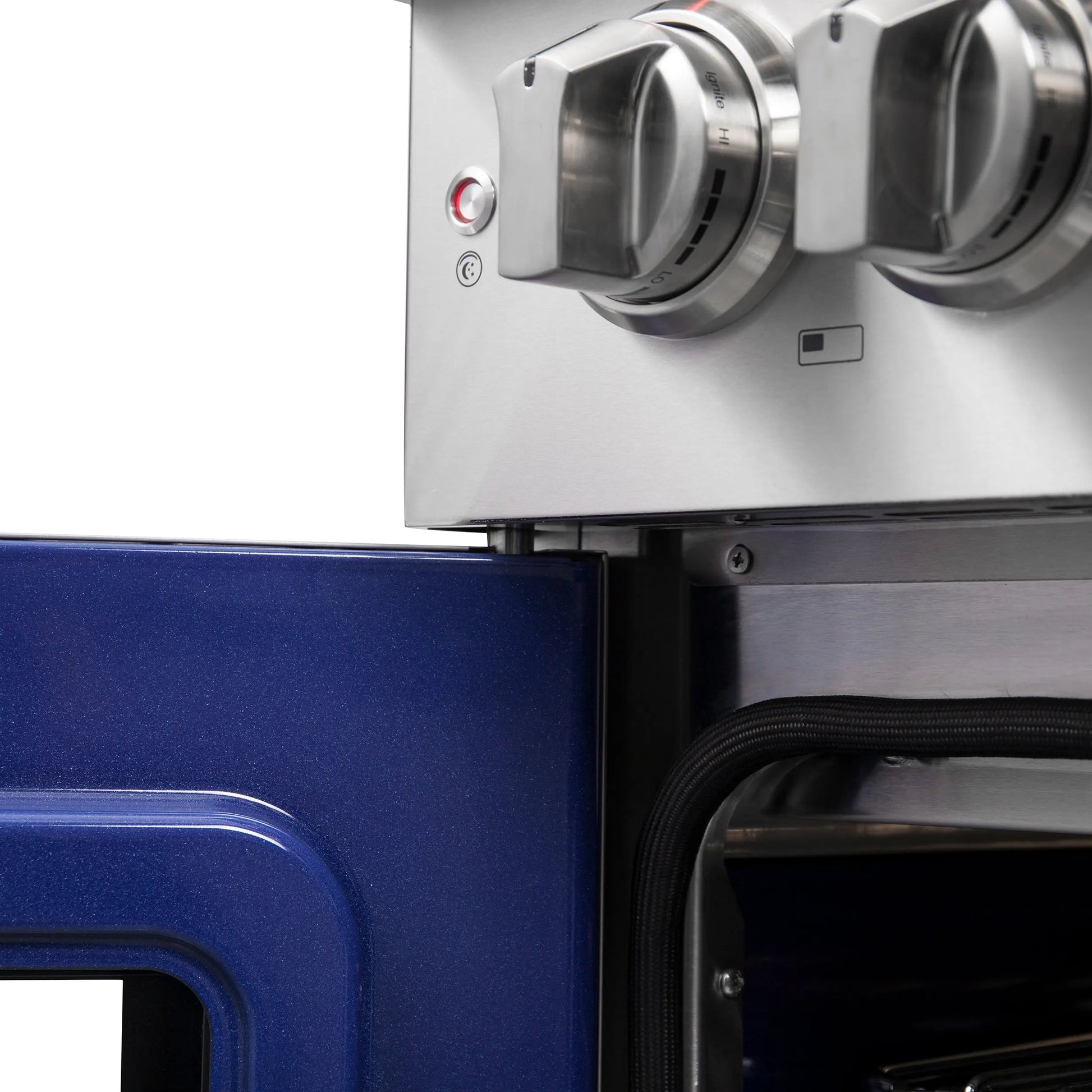 Forno Capriasca 30-Inch Freestanding French Door Dual Fuel Range, 4 Burners, True Convection Oven FORNO