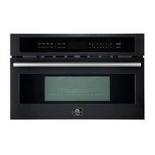 Forno Oliena Espresso Black 30-Inch Built-In Microwave and Convection Oven Combo, 1.6 cu.ft, 1750W Convectiong FORNO