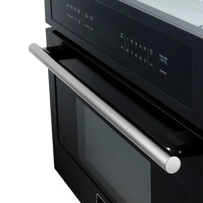 Forno Oliena Espresso Black 30-Inch Built-In Microwave and Convection Oven Combo, 1.6 cu.ft, 1750W Convectiong FORNO
