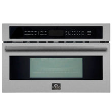 FORNO 2-Piece Kitchen Bundle - 30" Stainless Steel Single Wall (1333-30) Oven, 30" Stainless Steel Microwave (3093-30) FORNO