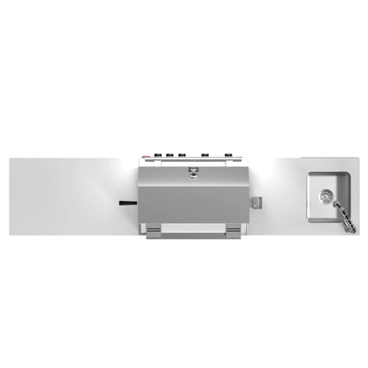 FORNO Bulnes 30-Inch BBQ, 60,000 BTU, 3 Burners with Sear & Rotisserie Infrared Burners, Stainless Steel Outdoor Kitchen FORNO