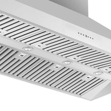 Forno Coppito 60-Inch Island Range Hood, Stainless Steel, LED Lighting, Adjustable Fan Speeds FORNO