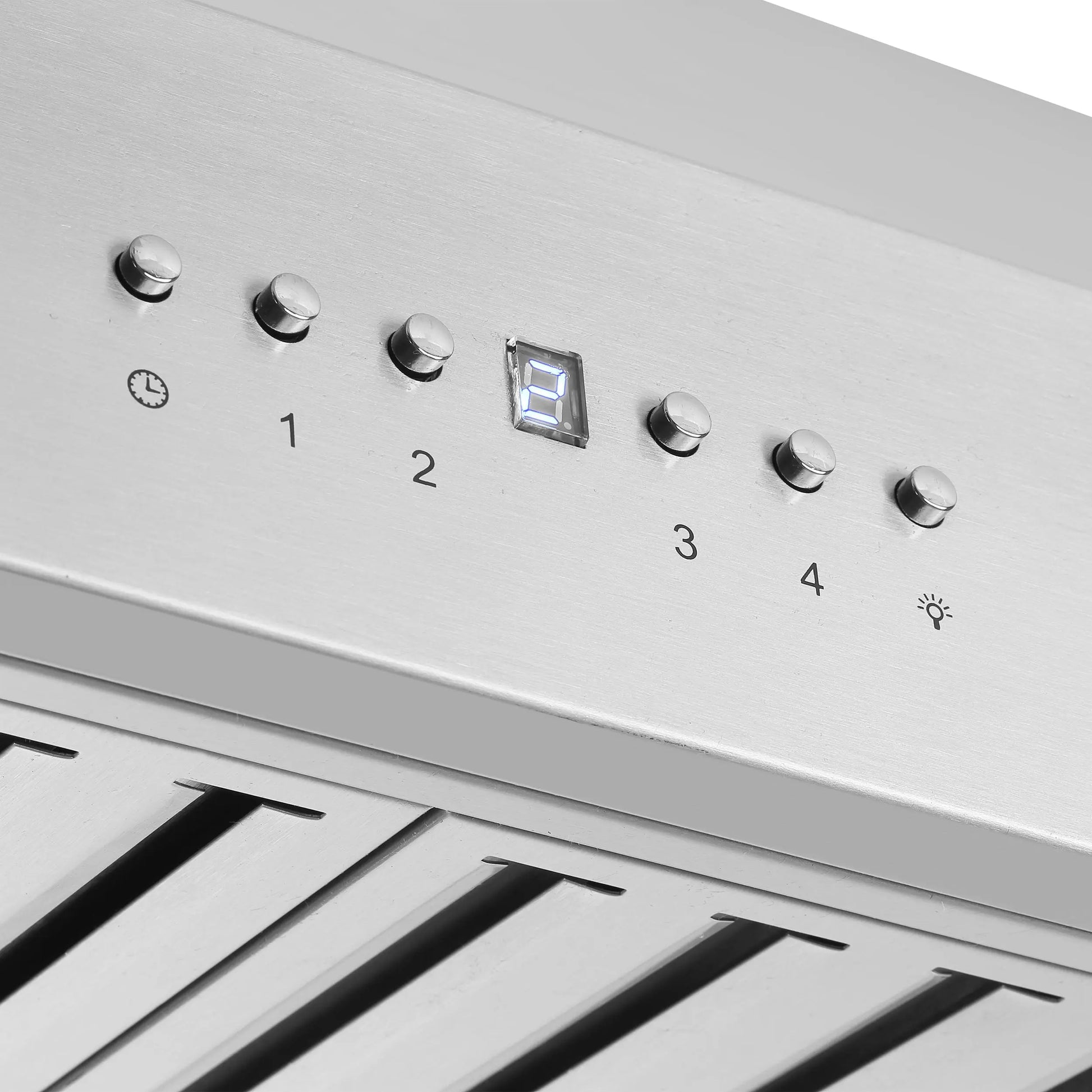 Forno Coppito 60-Inch Island Range Hood, Stainless Steel, LED Lighting, Adjustable Fan Speeds FORNO