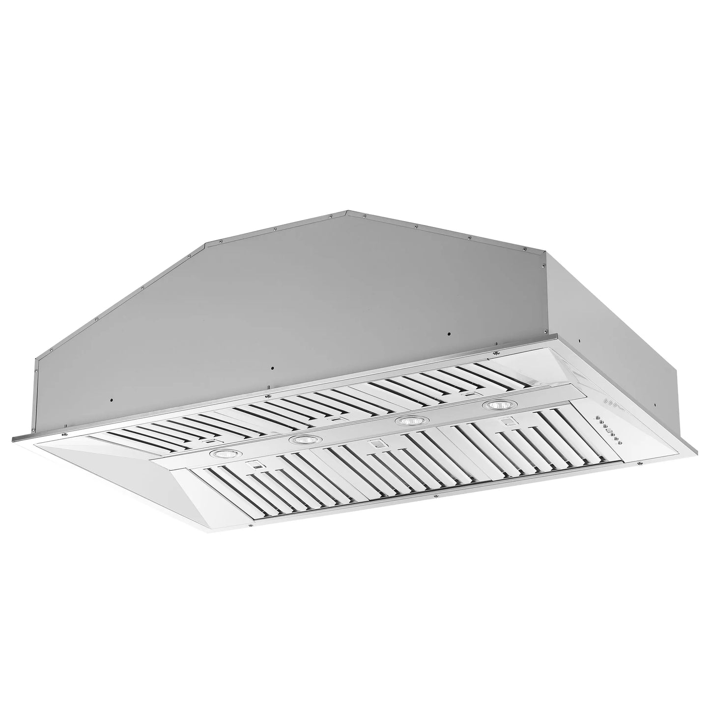 Forno Altilia 48-Inch Insert Range Hood, Stainless Steel, LED Lighting, Baffle Filters FORNO