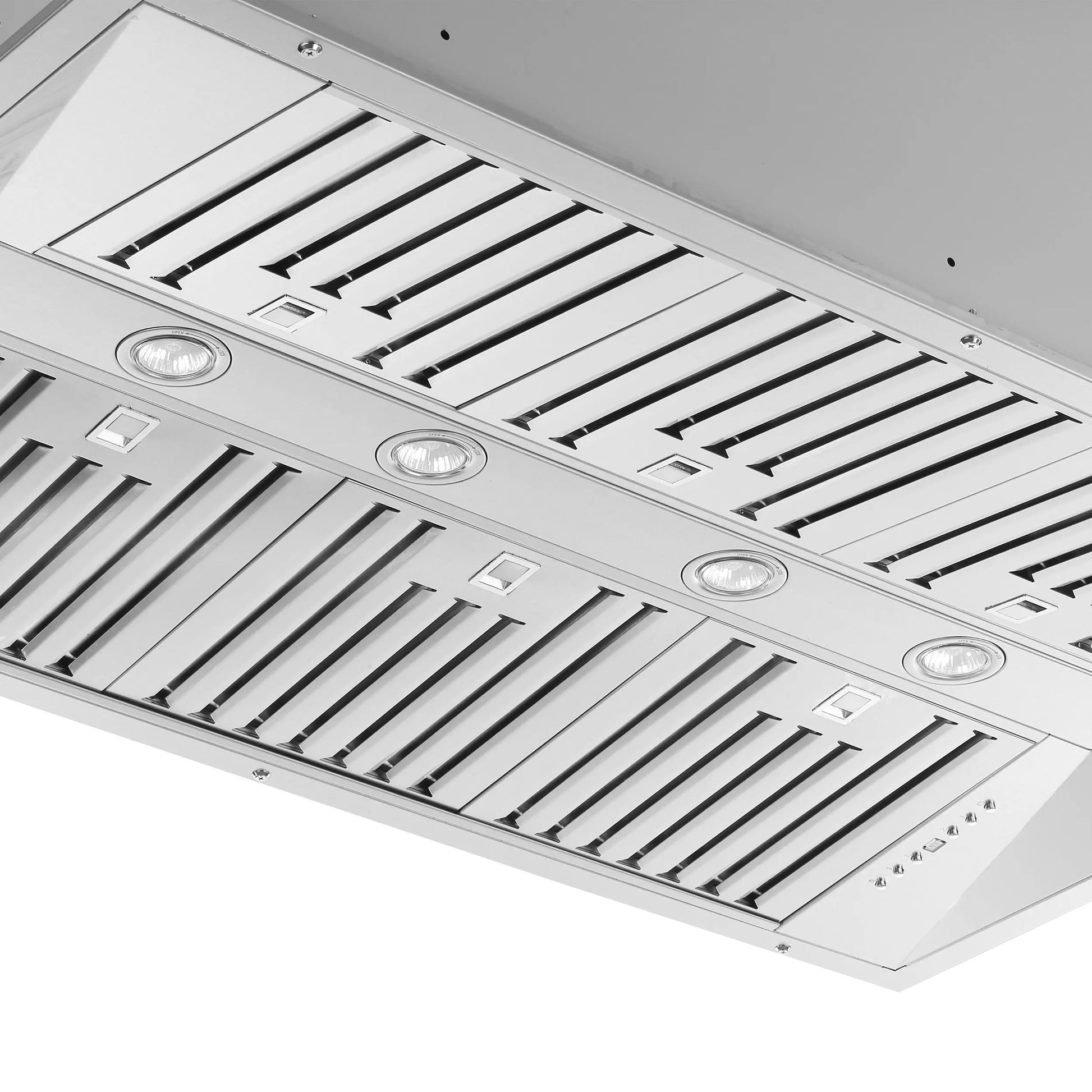 Forno Altilia 48-Inch Insert Range Hood, Stainless Steel, LED Lighting, Baffle Filters FORNO