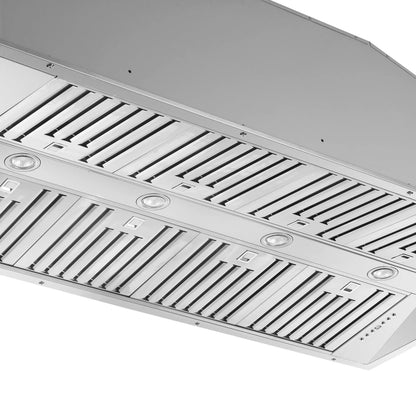 Forno Altilia 60-Inch Insert Range Hood, Stainless Steel, LED Lighting, Baffle Filters FORNO