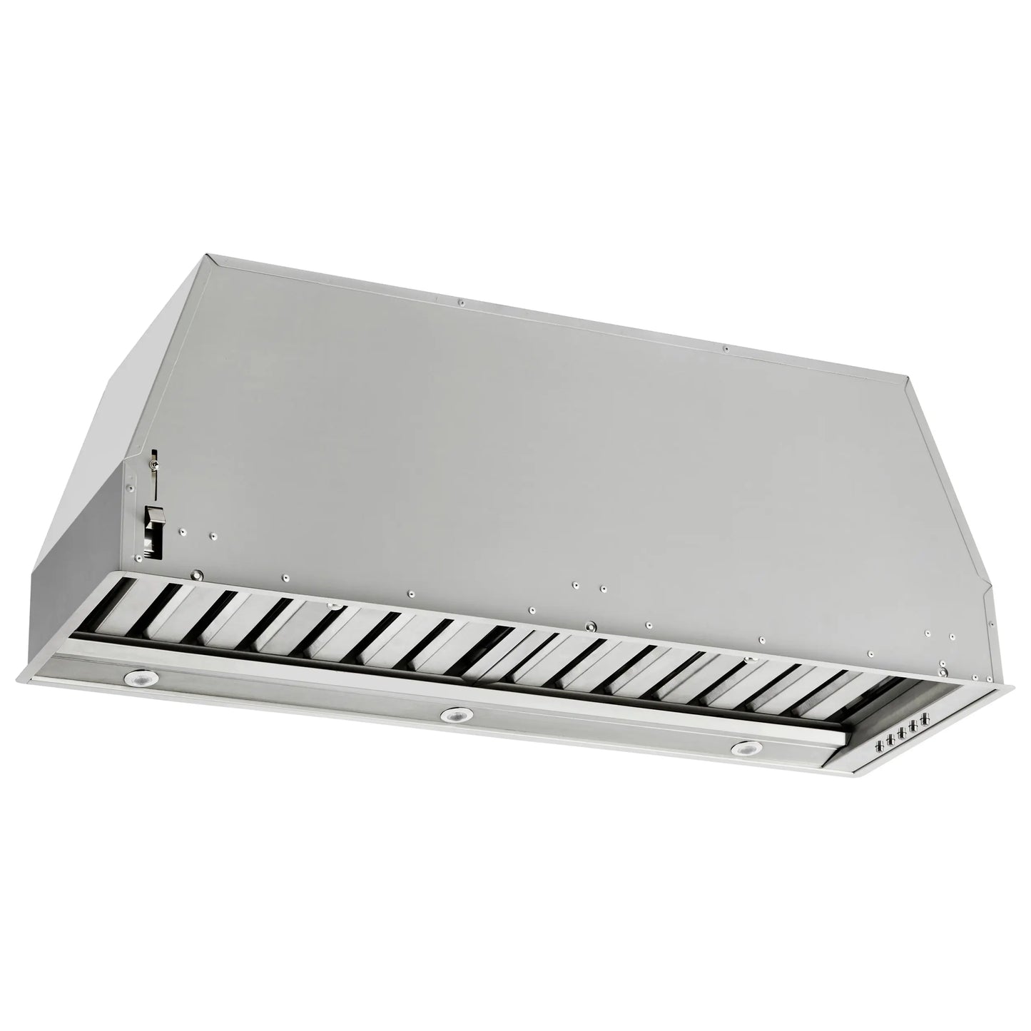 Forno Frassanito 36-Inch Recessed Range Hood, 450 CFM, Stainless Steel Baffle Filters, LED Lighting FORNO