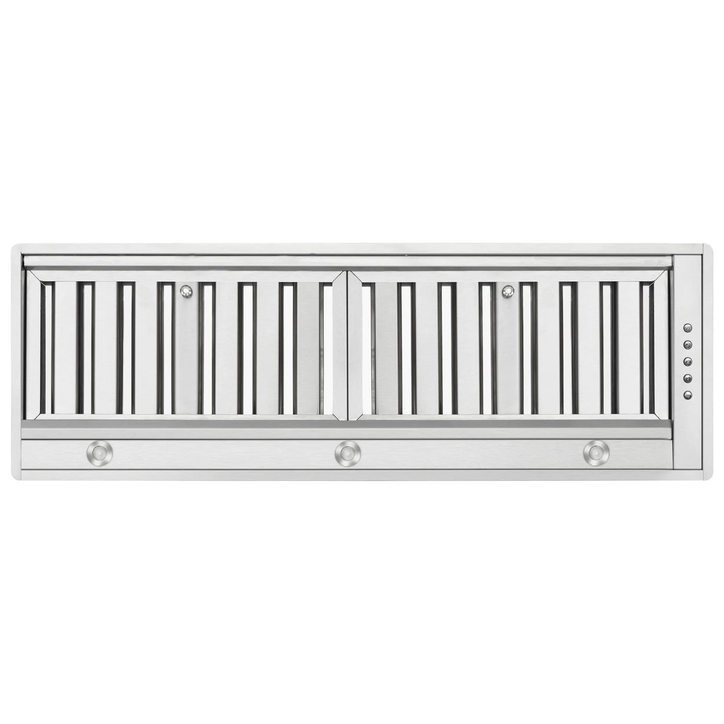 Forno Frassanito 36-Inch Recessed Range Hood, 450 CFM, Stainless Steel Baffle Filters, LED Lighting FORNO