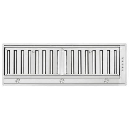 Forno Frassanito 36-Inch Recessed Range Hood, 450 CFM, Stainless Steel Baffle Filters, LED Lighting FORNO