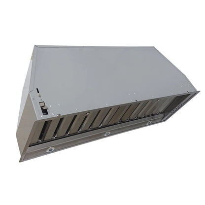 Forno Frassanito 36-Inch Recessed Range Hood, 450 CFM, Stainless Steel Baffle Filters, LED Lighting FORNO