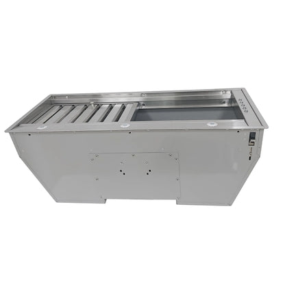 Forno Frassanito 36-Inch Recessed Range Hood, 450 CFM, Stainless Steel Baffle Filters, LED Lighting FORNO