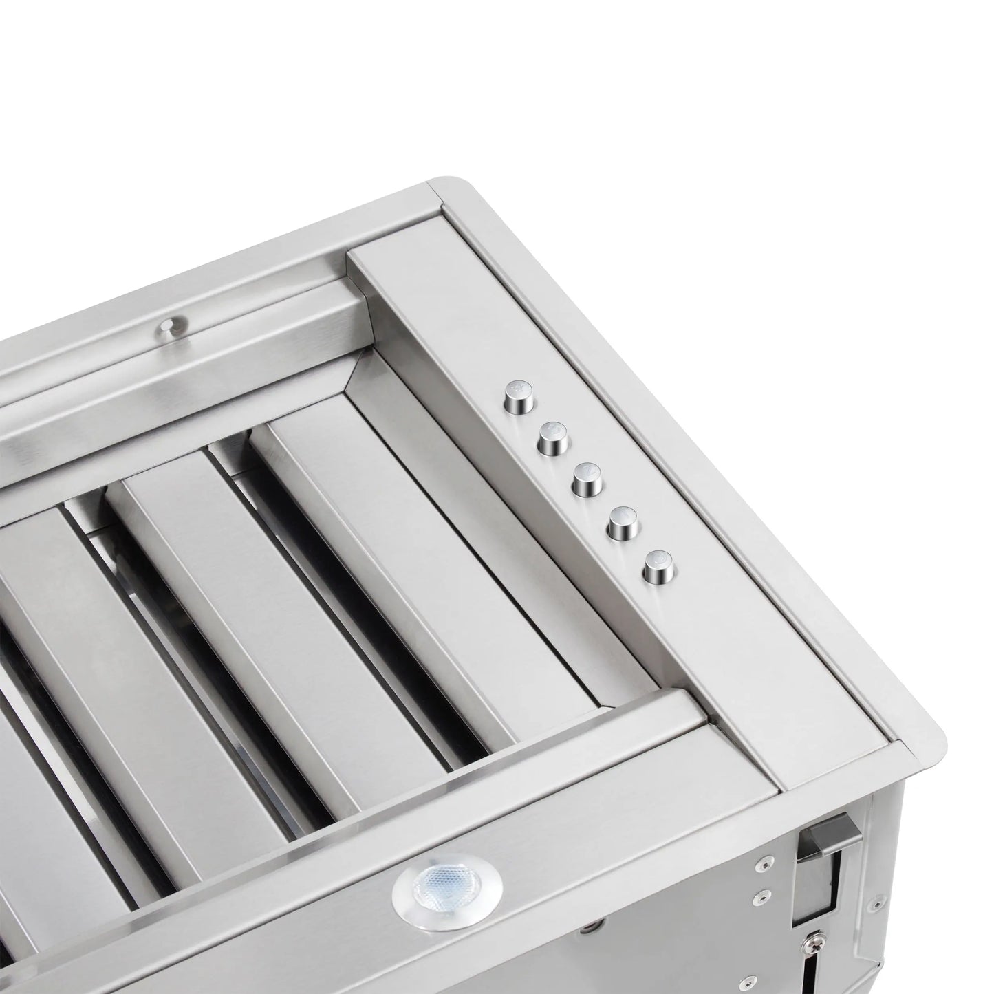 Forno Frassanito 48-Inch Recessed Range Hood, Stainless Steel Baffle Filters, LED Lighting FORNO