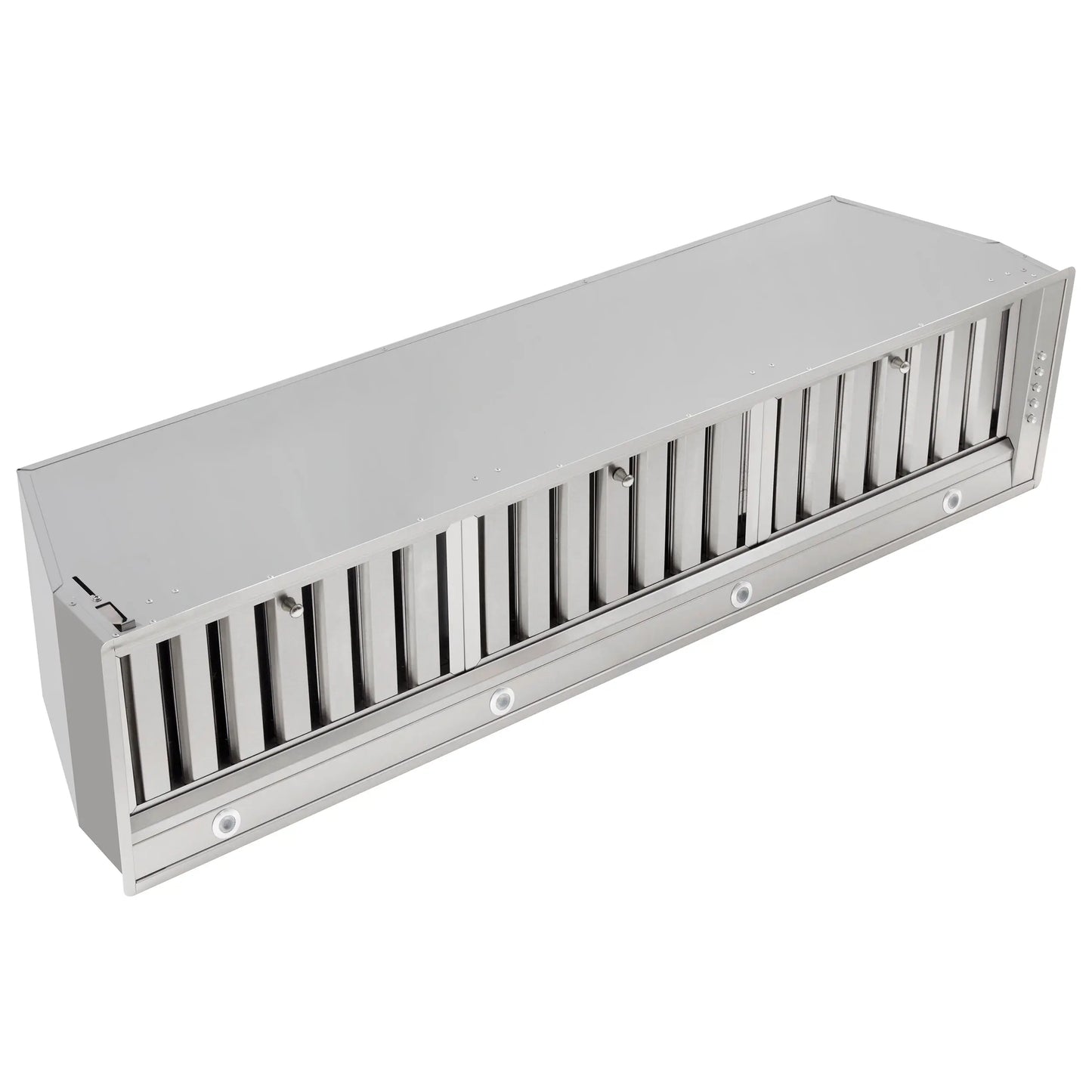 Forno Frassanito 48-Inch Recessed Range Hood, Stainless Steel Baffle Filters, LED Lighting FORNO