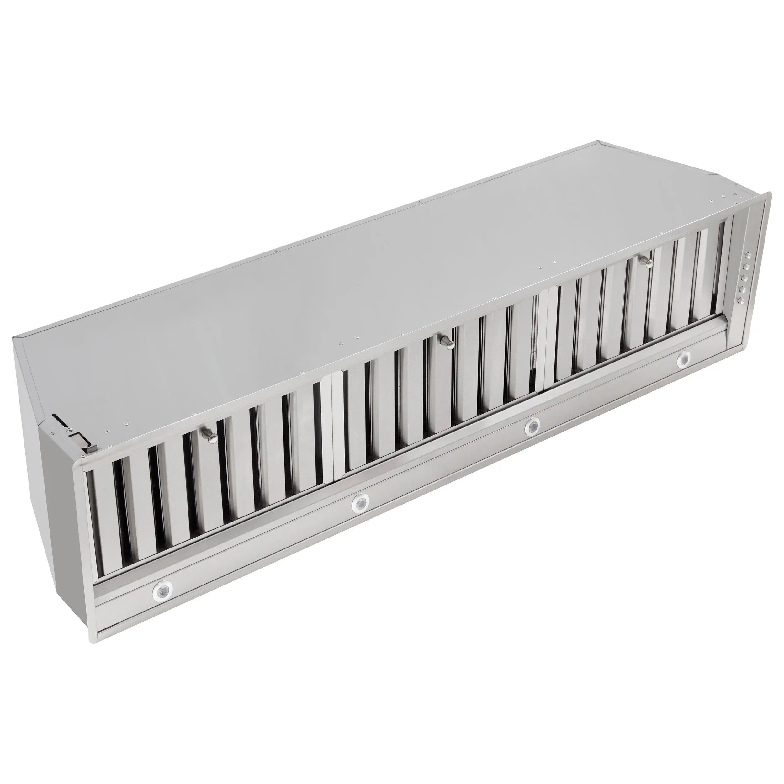 Forno Frassanito 48-Inch Recessed Range Hood, Stainless Steel Baffle Filters, LED Lighting FORNO