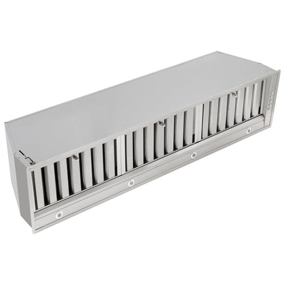 Forno Frassanito 48-Inch Recessed Range Hood, Stainless Steel Baffle Filters, LED Lighting FORNO