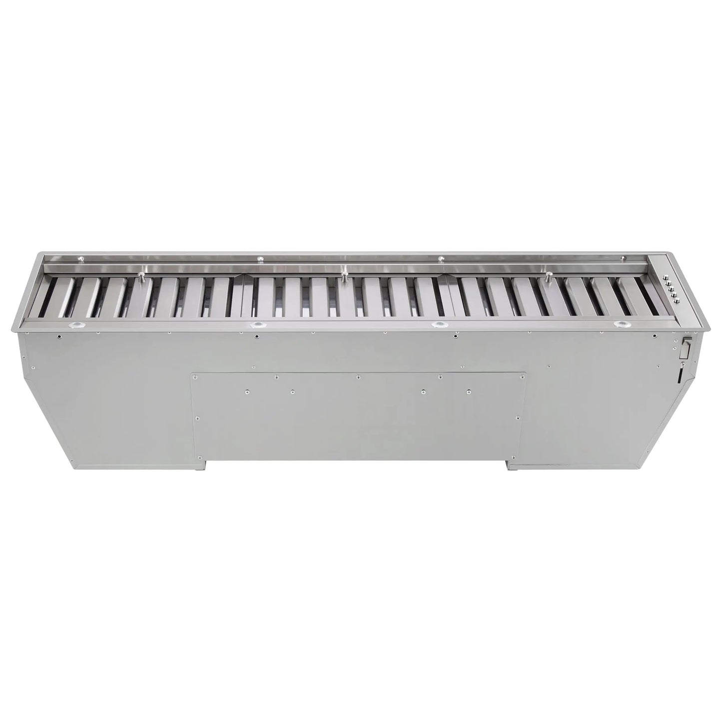 Forno Frassanito 48-Inch Recessed Range Hood, Stainless Steel Baffle Filters, LED Lighting FORNO