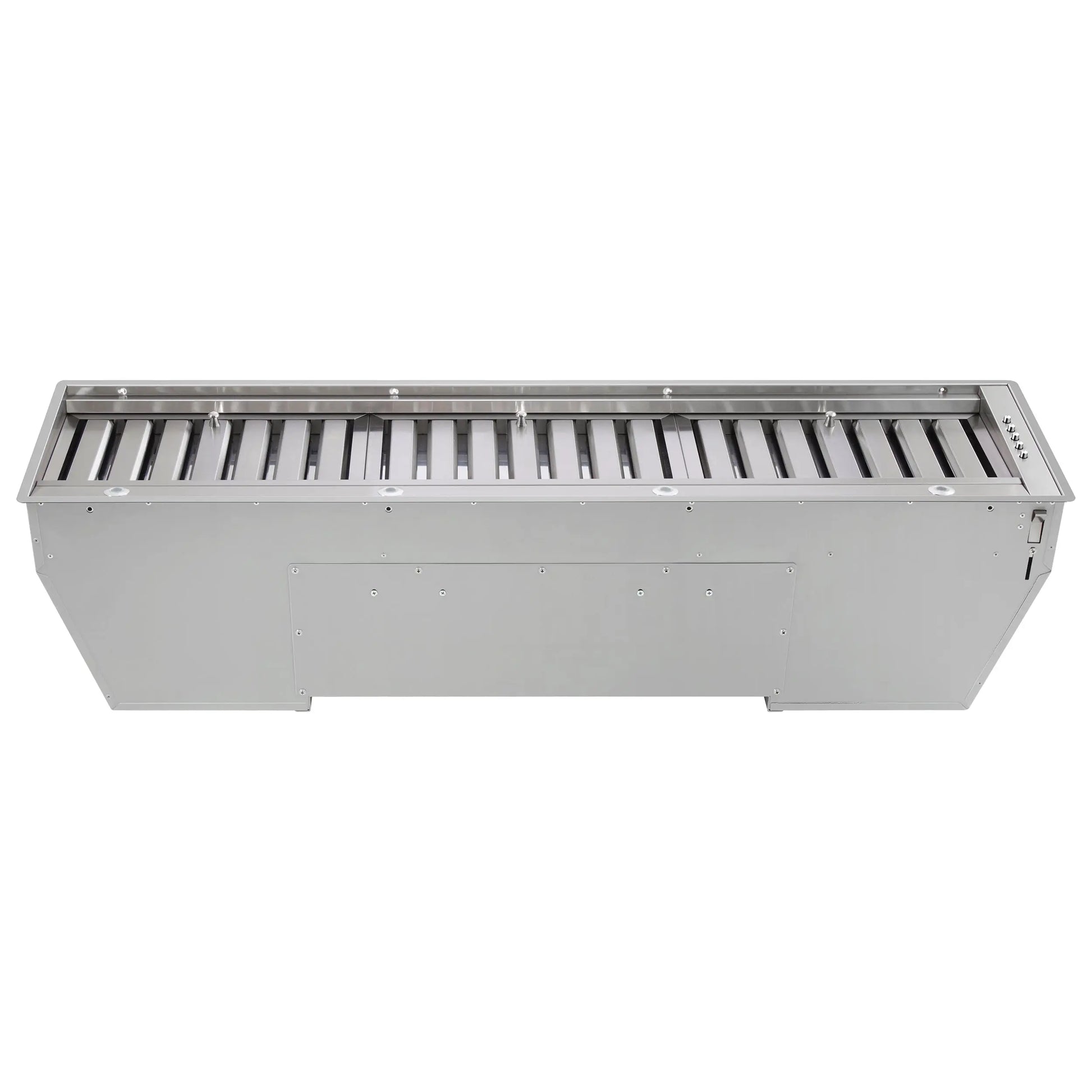 Forno Frassanito 48-Inch Recessed Range Hood, Stainless Steel Baffle Filters, LED Lighting FORNO