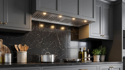 Forno Frassanito 60-Inch Recessed Range Hood, Stainless Steel Baffle Filters, LED Lighting FORNO