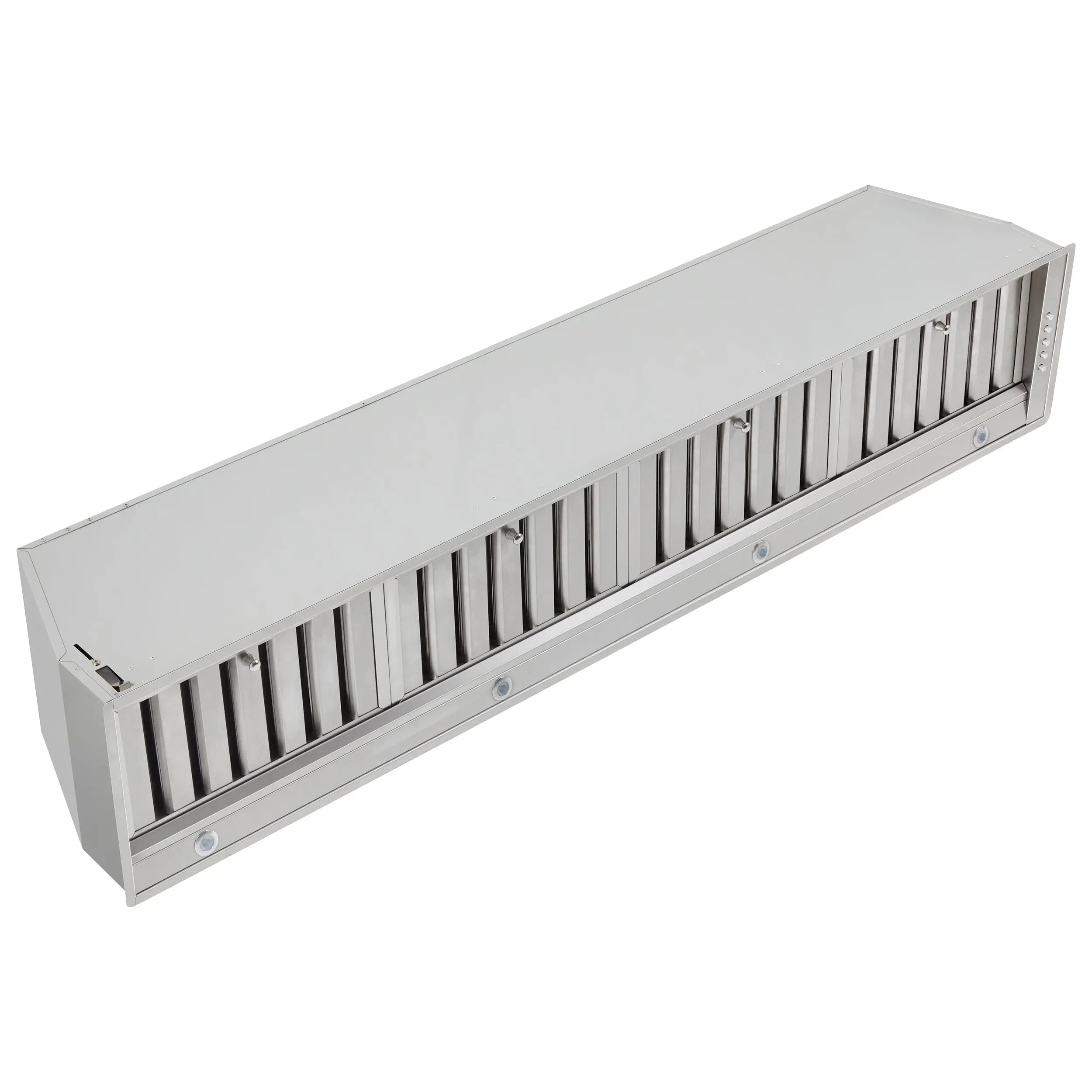Forno Frassanito 60-Inch Recessed Range Hood, Stainless Steel Baffle Filters, LED Lighting FORNO