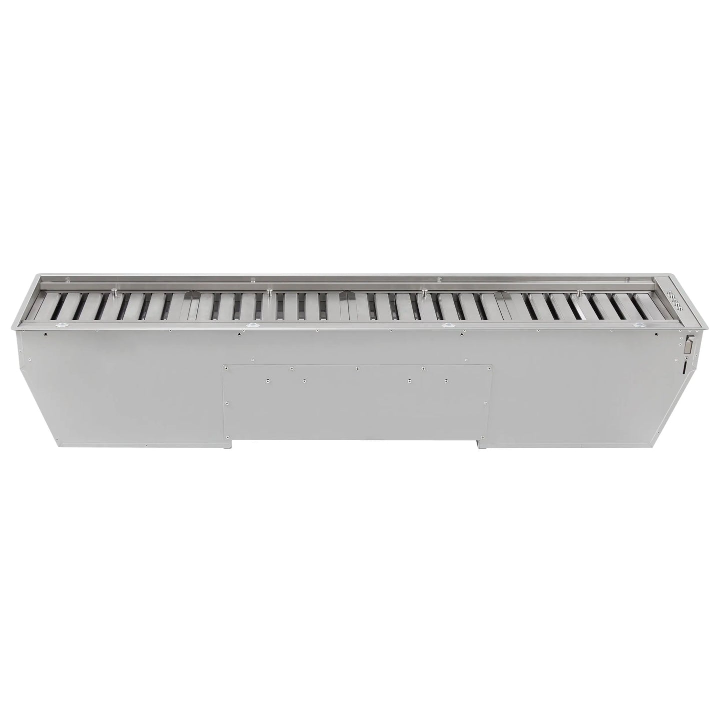 Forno Frassanito 60-Inch Recessed Range Hood, Stainless Steel Baffle Filters, LED Lighting FORNO