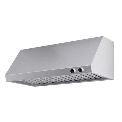 Forno Biagio 48-Inch Wall Mounted Range Hood, Stainless Steel, Heavy Duty FORNO