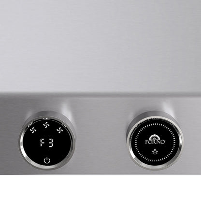 Forno Biagio 60-Inch Wall Mounted Range Hood, Stainless Steel, Heavy Duty FORNO